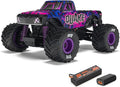 ARRMA RC Truck 1/16 Quake GROM 4X4 RTR Brushed Monster Truck (Battery &amp Charger Included) Purple ARA2137T3