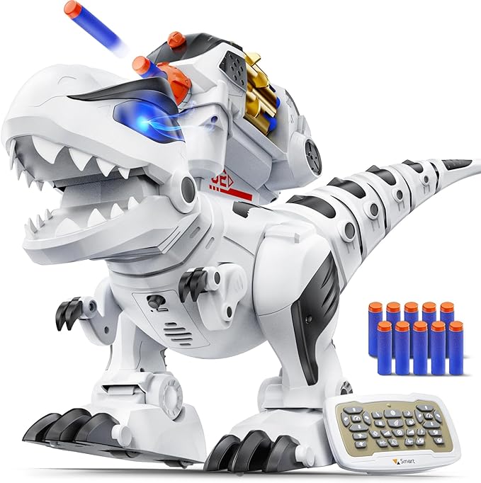 Ruko 8809 Remote Control Robot Dinosaur Toys for Kids Large Rechargeable Toys STEM Programmable Interactive with Sound Effects Birthday Gifts for Boys &amp Girls Age 3 4 5 6 7 8
