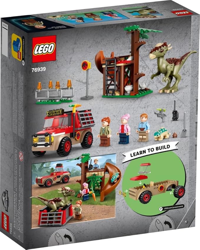 Lego® Jurassic World Stygimoloch Dinosaur Escape 76939 Building Kit Cool Dinosaur Toy Playset for Kids Aged 4