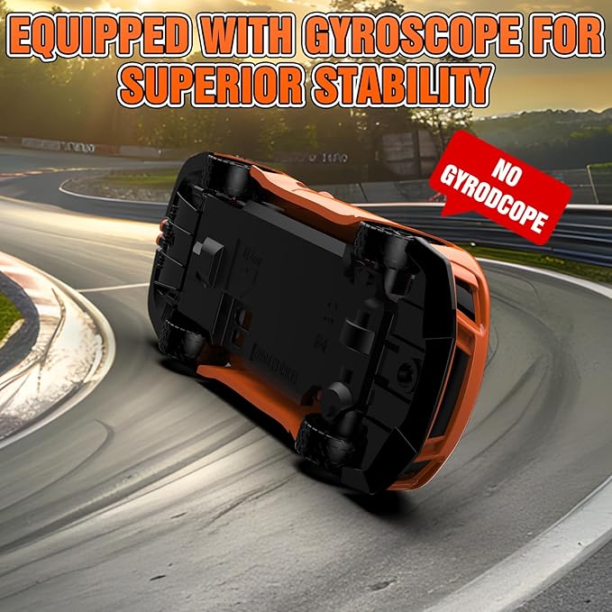 RC Drift car 1/43 Mini Rc Drift car with Gyroscope 2.4GHz Full Proportional Remote control Cars 4WD High Speed Racing with Lights Racing Tires Model Cars Gift for Adults Kids Boys Girls
