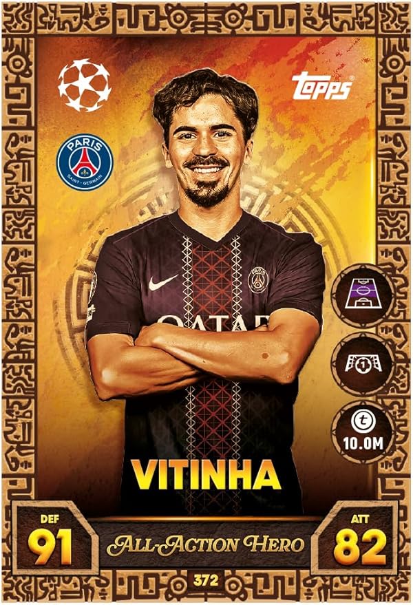 Topps UCC Match Attax 2025/26 - Mega Tin - Battlers - contains 45 Match Attax cards plus 3 exclusive Gladiators LE cards.