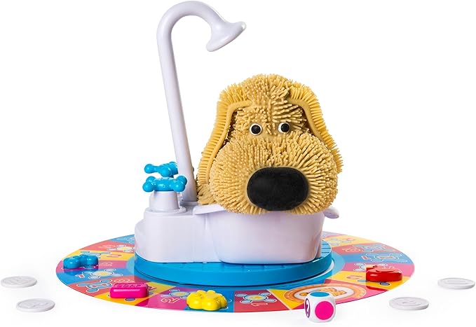 Spin Master Games Soggy Doggy The Award-Winning Wet &amp Silly Kids Board Game for Family Game Night Interactive Dog Toy Screenless Activity for Kids &amp Family 2-4 Players for Ages 4 &amp U