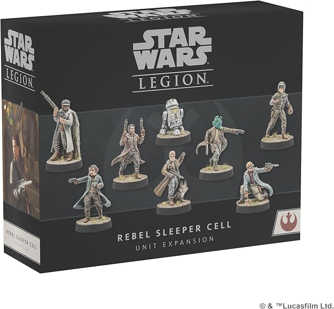 Star Wars: Legion Rebel Sleeper Cell Unit Expansion - Strike from The Shadows! Tabletop Miniatures Strategy Game Ages 14+ 2 Players 3 Hour Playtime Made by Atomic Mass Games