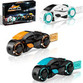 TRON Legacy Building Set Tron Light Cycle Collectible Toy Motorcycle Building Block Set Toy for TRON Fans and Kids