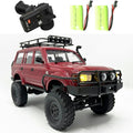 RC Crawler WPL C54-1 RC Truck 1/16 RC Rock Crawler 4x4 Remote Control Truck Off Road All Terrain RTR Proportional 260 Motor Upgraded Chassis and Gearbox Hobby RC Gift for Adults 2 Batteries
