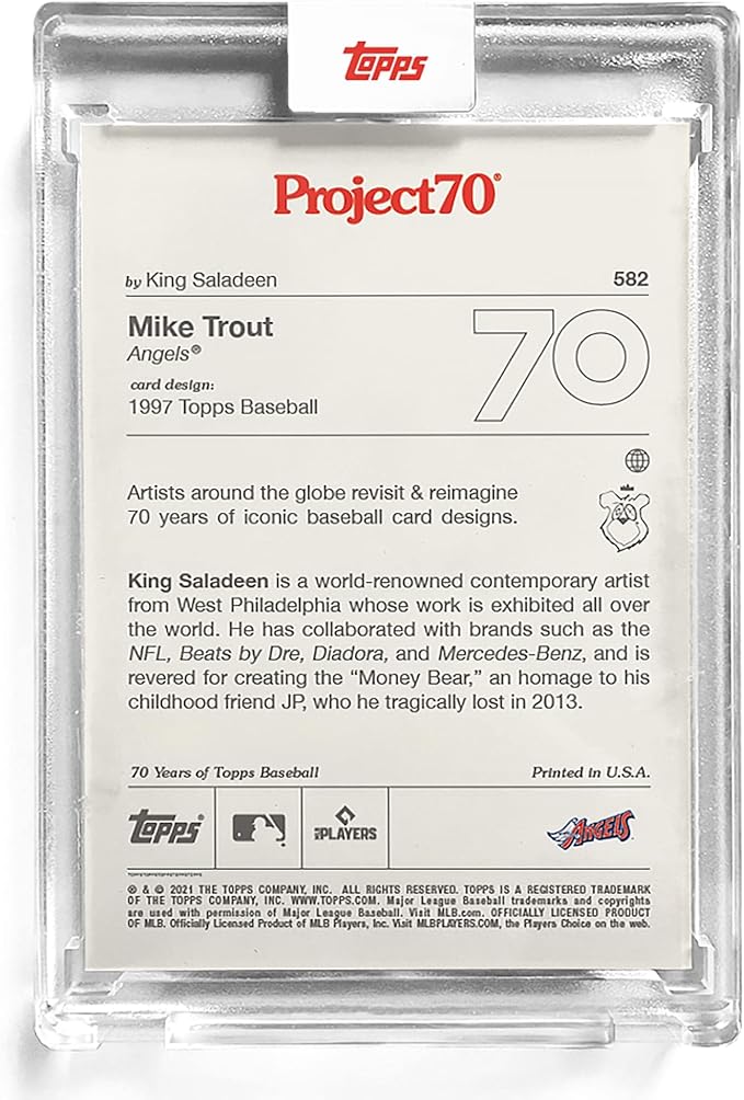 Topps Project 70 Card 582 | Mike Trout by King Saladeen