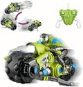 UNIQUE KIDS Remote Control Motorcycles - 360° Spinning Action High-Speed Racing Motorbike with LED Lights for Boys and Girls Green Color