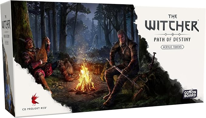 The Witcher: Path of Destiny Acrylic Tokens Replacement Tokens for Core Game Symbols – Language-Independent Ages 14+ 1-5 Players 45-90 Minute Playtime