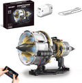 Aircraft Engine Toys Building SetsTurbofan Engine Model that Run with Motor and LightsMechanical Science Education STEM DIY Project Building Kit for Adults and Kids Aged 8-14 (564 pcs)