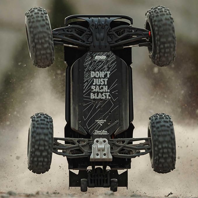 ARRMA RC Truck 1/8 Notorious 4X4 6S BLX BRUSHLESS V6 Stunt Truck RTR (Battery and Charger Not Included) (Black) ARA8611V6T1
