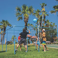 4 Square in the Air. Height Adjustable &amp Portable. All Ages &amp Skill Levels. Great for Families Churches Schools Camps. Fun &amp Community Building.