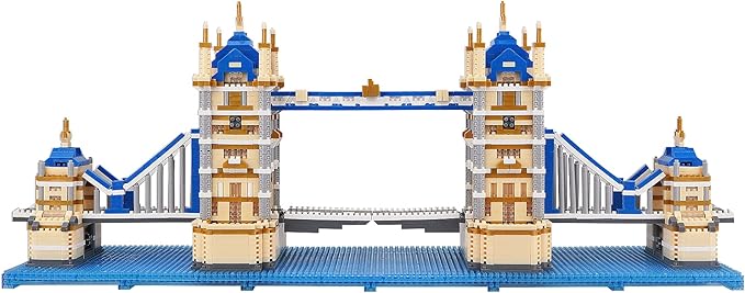 Building Blocks Set London Tower Bridge Model Micro Mini Blocks 3800 PCS Architecture Model Kits