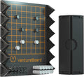VENTUREBOARD GO 9x9 6 Inches Magnetic Unique GO Set Board Game - Folding Board Portable Travel GO Board Game Pieces - (Black/Grey)