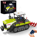 Mould King 17093 Crawler Tractor Technique Building Set App-Controlled/RC Farm Truck Construction Vehicle Toys DIY Engineering STEM Model Kit Gifts Idea for Age 14+/Adult-1357 Piece