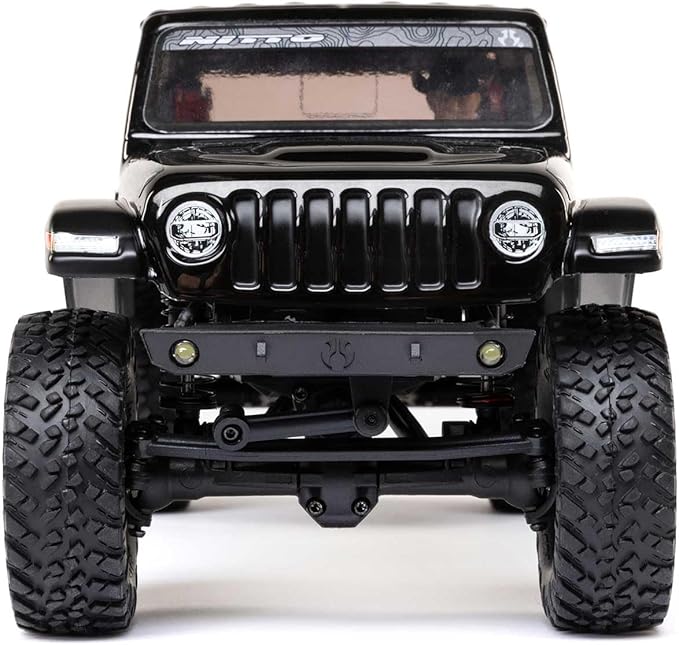 Axial RC Truck SCX24 Jeep Gladiator 4 Wheel Drive Rock Crawler Brushed RTR (Nothing Needed to Complete Ready-to-Run) Black AXI00005V2T5 Remote Control Car RC Car RC Crawler