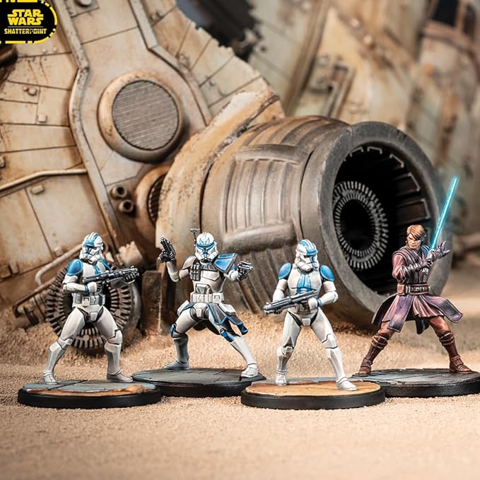 Asmodee Star Wars Shatterpoint Core Set - Unleash The Force in a Galaxy-Wide Adventure Tabletop Miniatures Strategy Game for Kids and Adults Ages 14+ 2 Players 90 Min Playtime