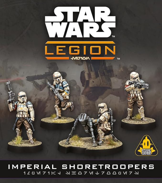 Asmodee Star Wars: Legion Imperial Shoretroopers - Corps &amp DF-90 Mortar Detachment Tabletop Miniatures Game Strategy Game for Kids and Adults Ages 14+ 2 Players 3 Hour Playtime