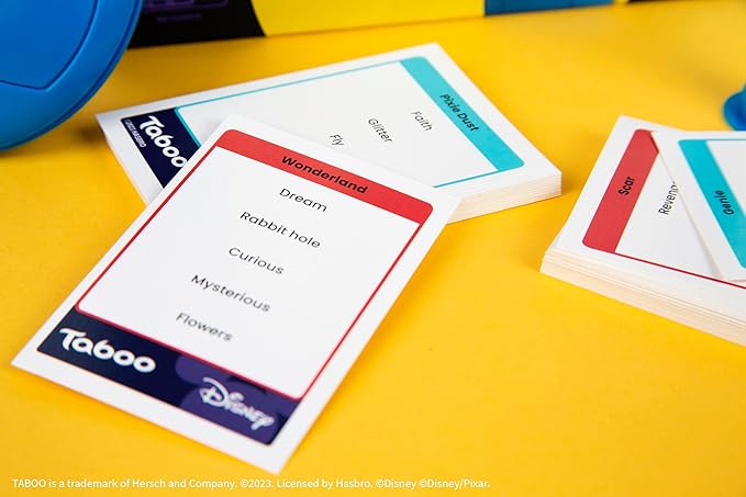 Taboo: Disney Edition Party Board Game | Themed Family Guess Word Game | Officially Licensed Merchandise | Game for 2 Players or More | Perfect for Disney Fans | Ages 10 and Up