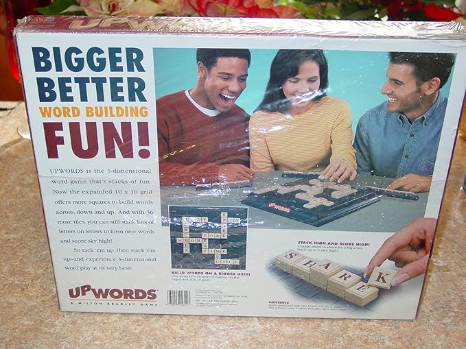 Scrabble Upwords The 3-Dimensional Word Game That Really Stacks Up! 2002 Edition