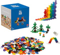 PLUS PLUS 600 Piece Interlocking Building Blocks for Kids Open Ended Connecting Toys STEM Bin Classroom Mini Manipulatives Play Tube - Basic Color Mix