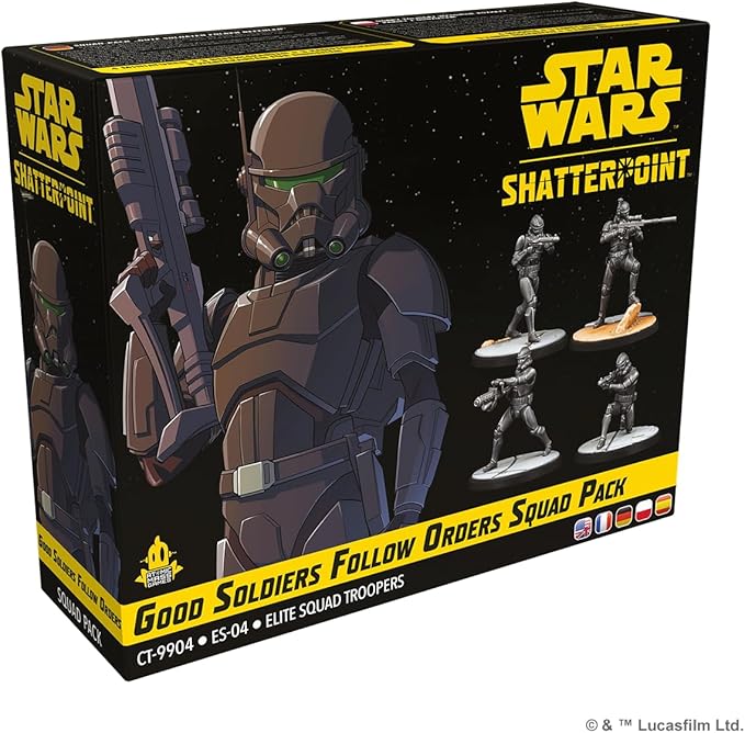 Star Wars Shatterpoint Good Soldiers Follow Orders Squad Pack - Tabletop Miniatures Game Strategy Game for Kids and Adults Ages 14+ 2 Players 90 Minute Playtime Made by Atomic Mass Games