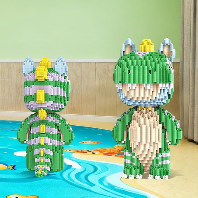 DAHONPA Creative Dragon Horse Micro Building Blocks Set (3900 Pieces) Gift for Adults and Kids