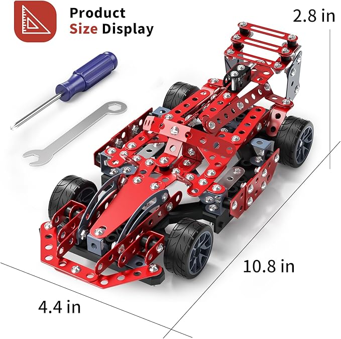 STEM Building Projects Toys - Model Car Kit DIY Building STEM Projects Toys for Kids Boys Girls Ages 8-12-16 Assembly Science Kit Model Car Birthday Gift Toy for Kids Boys 8 9 10 11 12 Years Old