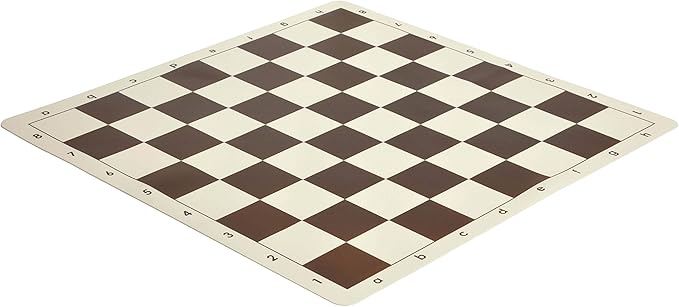 Regulation Silicone Tournament Chess Board - 2.25 Squares by US Chess Federation