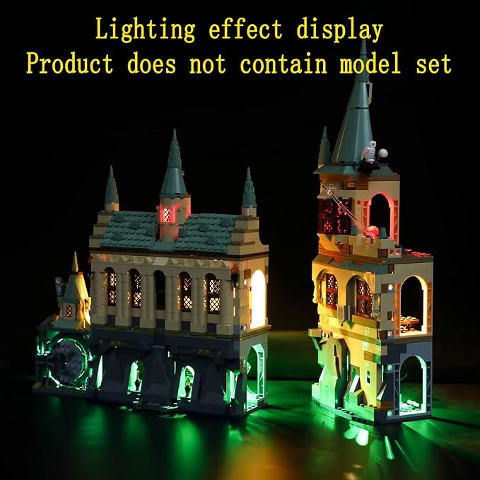 LED Light Kit Compatible with Lego Hogwarts Chamber of Secrets - Lighting Set for 76389 (Model Set Not Included)