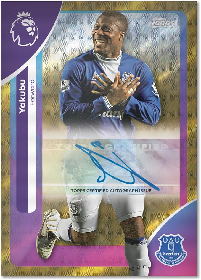 2025 Topps Premier League Debut Edition Cards - Random Mega Tin (40 Cards + 3 Exclusives)