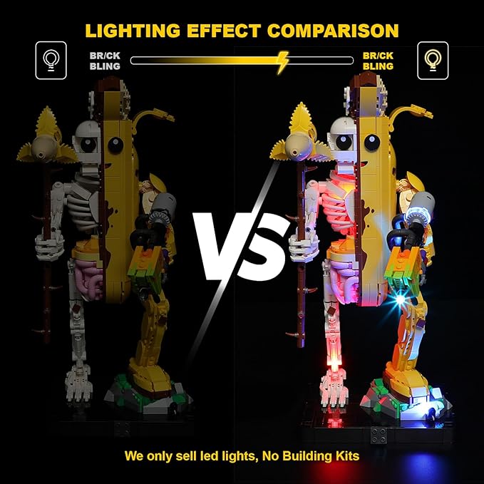 Vaodest Led Light for Lego 77072 Fortress Peely Bone SetDesign and Configuration Compatible with Model 77072(Led Light Only Not Building Block Kit)