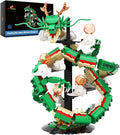 JMBricklayer Dragon Building Set for Adults 70134 Lighting Dinosaur Collectible Model to BuildIdeal Divine Dragon Building Blocks Model with Display Stand Christmas Birthday Gifts for Adult