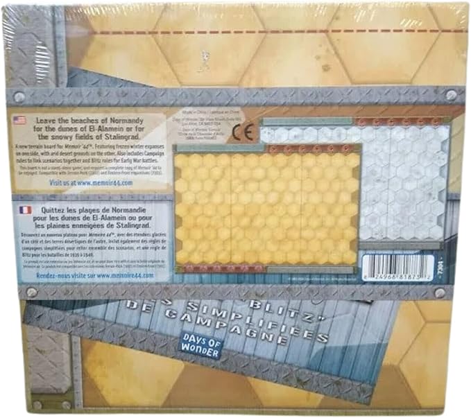 Memoir '44 Winter-Desert Map EXPANSION - Expand Your Battlefield Horizons! Strategy Game for Kids &amp Adults Ages 8+ 2 Players 30-60 Minute Playtime Made by Days of Wonder
