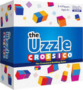 Crossico by Uzzle Games - Family Games for Children &amp Adults Crossword Puzzle Word Games - A Thrilling Classic Game with a Twist 2-4 Players for Ages 8+
