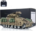 TOUCAN RC HOBBY US in Stock TD 1/16 RC Military Tank M2A2 Bradley Metal Tracks Wheels Infrared Barrel Recoil