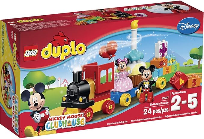 LEGO DUPLO l Disney Mickey Mouse Clubhouse Mickey &amp Minnie Birthday Parade 10597 Disney Toy (24 Pieces)