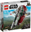 Lego Star Wars Boba Fett’s Starship 75312 Building Kit Awesome Building Toy for Kids Featuring Boba Fett and The Mandalorian Minifigures with Weapons Plus a Carbonite Brick (593 Pieces)