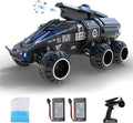 Remote Control Car 6-Wheel Drive 2.4GHz 1:12 RC Truck Toy Off Road with Headlights Turn Signal Lights and 2 Rechargeable Batteries Gifts for Kids Adults Age 8+ (Black)