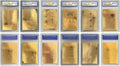 Star Trek 1995-1997 Genuine 23KT Gold Cards - All Graded Gem-Mint 10 - Complete Set of All 6