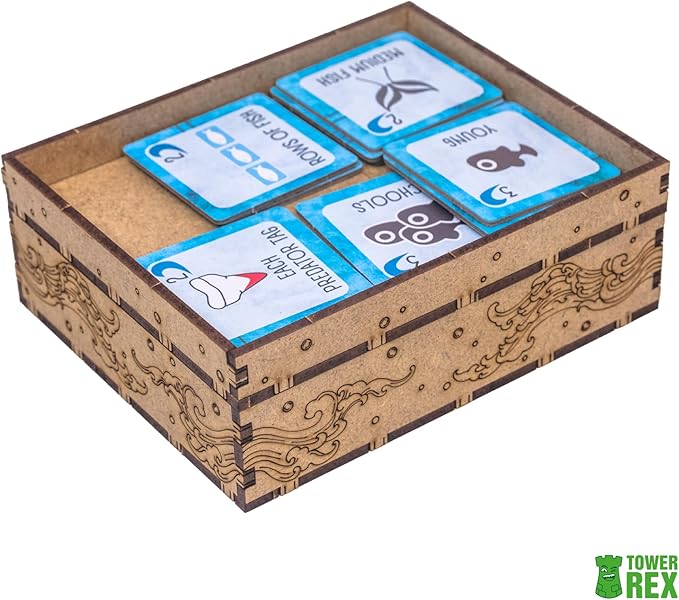 Towerrex Organizer for Finspan Board Game Insert for Finspan Board Game