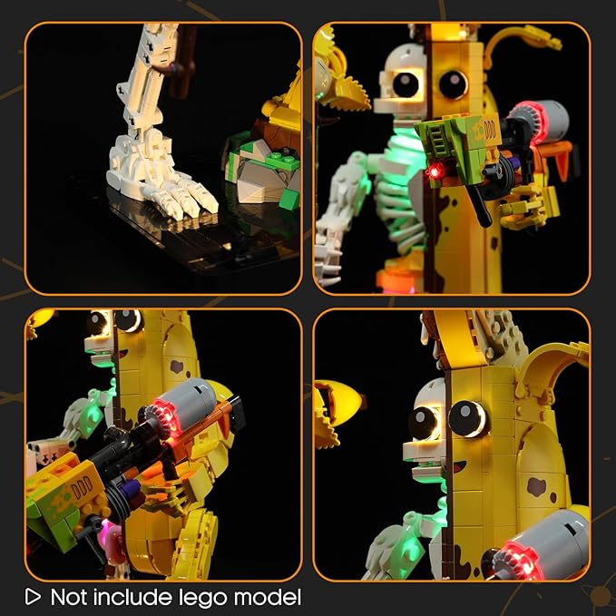 LIGHTAILING Light for Lego-77072 Peely-Bone - Led Lighting Kit Compatible with Lego Building Blocks Model - NOT Included The Model Set