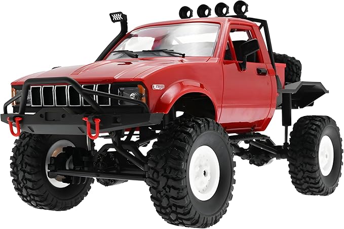YIKESHU RC Crawler RC Truck Remote Control Rock Crawler Off-Road Racing Vehicles 1:16 2.4G 2CH 4WD Offroad Semi Trucks All Terrain Car RTR Hobby RC Pickup for Adults
