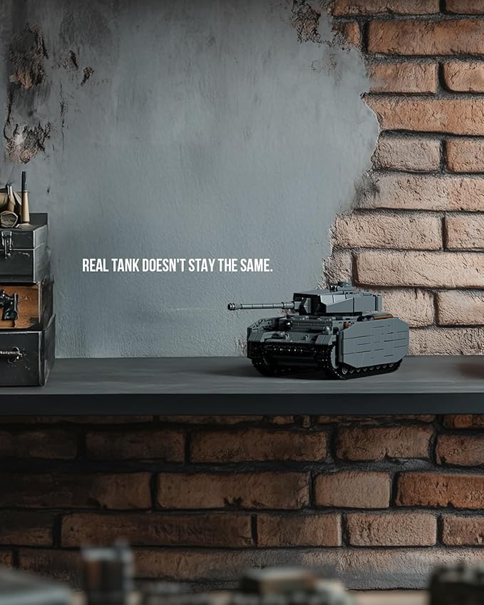 Nifeliz Panzer IV G Military Tank Building Set for Adults WW2 Collectible German Pz.Kpfw. IV G Army Model Toy to Build and Display Ideal Gift for Military Fans (1006PCS NF10312)