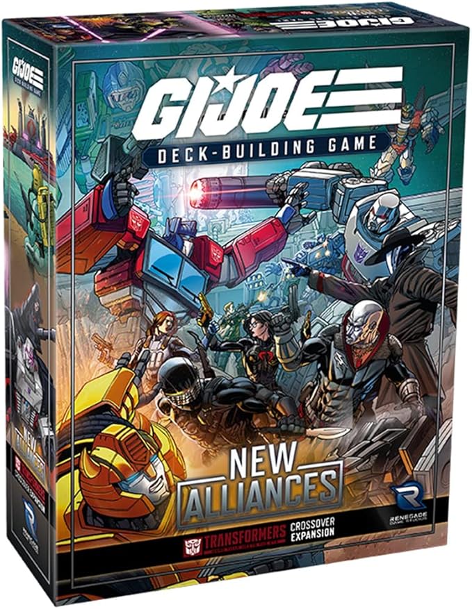 Renegade Game Studios G.I. Joe Deck-Building Game: New Alliances Transformers Crossover Expansion 1-4 Players Ages 14+