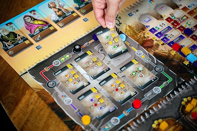 Renegade Game Studios: Scholars of the South Tigris Strategy Board Game Standalone Worker Placement 2-4 Players 60-90 Mins