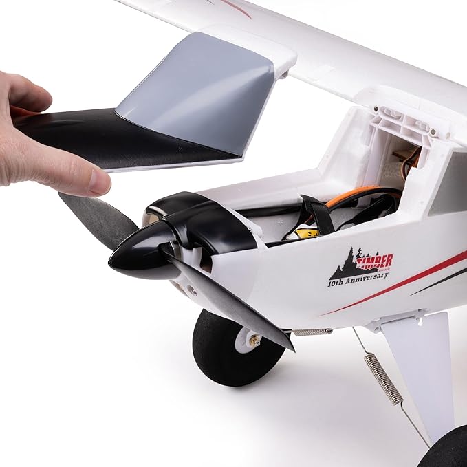 E-flite RC Airplane Timber 10-Year Anniversary Edition BNF Basic (Transmitter Battery and Charger Not Included) EFL-3352