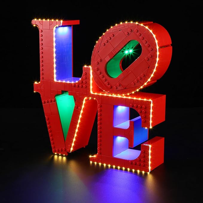 YEABRICKS LED Light for 31214 Art Love Building Blocks Model (Building Set NOT Included)