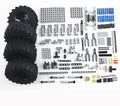 Technics Parts Vehicles Suspension System with Tire 107x44 Technical Parts Set Compatible with All Major Brands MOC Parts Building Toy DIY Accessories (200pcs)