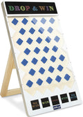 Prize Drop Disc Game Wood 27.8 x 15.9 with Chalkboards Carnival Game Trade Show