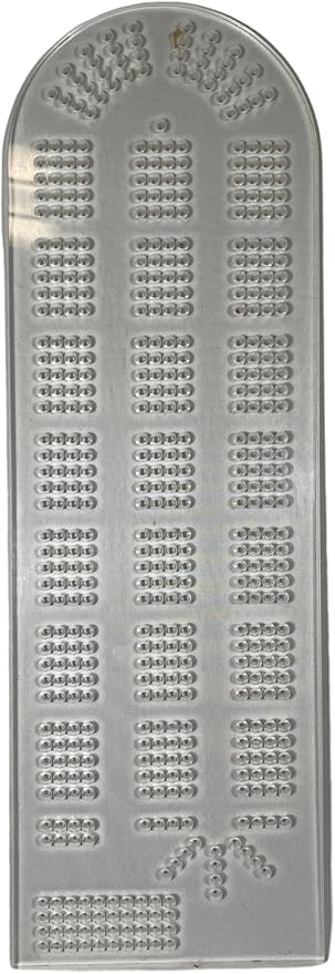 Cribbage Board Template - 4 Lane
